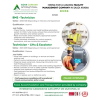 Technician job opening for Saudi Arabia