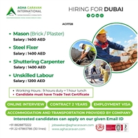 Hiring for Dubai - Apply now