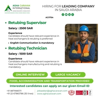 Hiring for leading company in Saudi Arabia