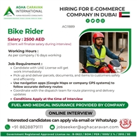 Hiring Bike Rider for Dubai