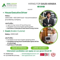 Job opening for hospitality department in Saudi Arabia